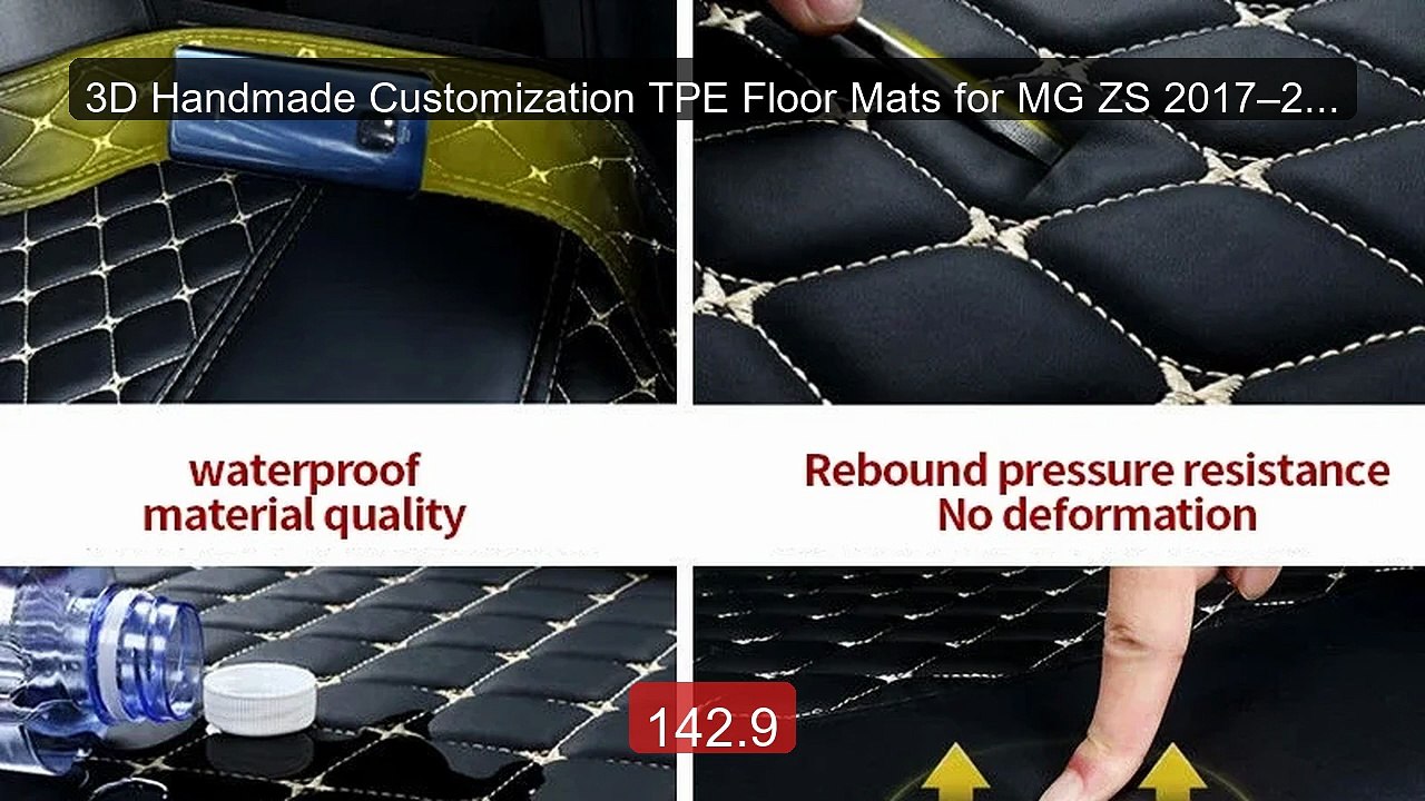 3D Handmade Customization TPE Floor Mats for MG...