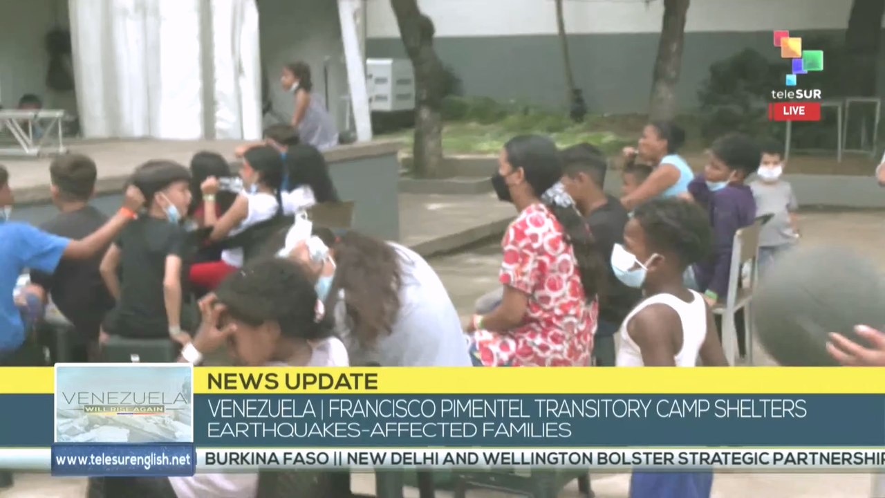 Francisco Pimentel transitory camp shelters earthquakes-affected families