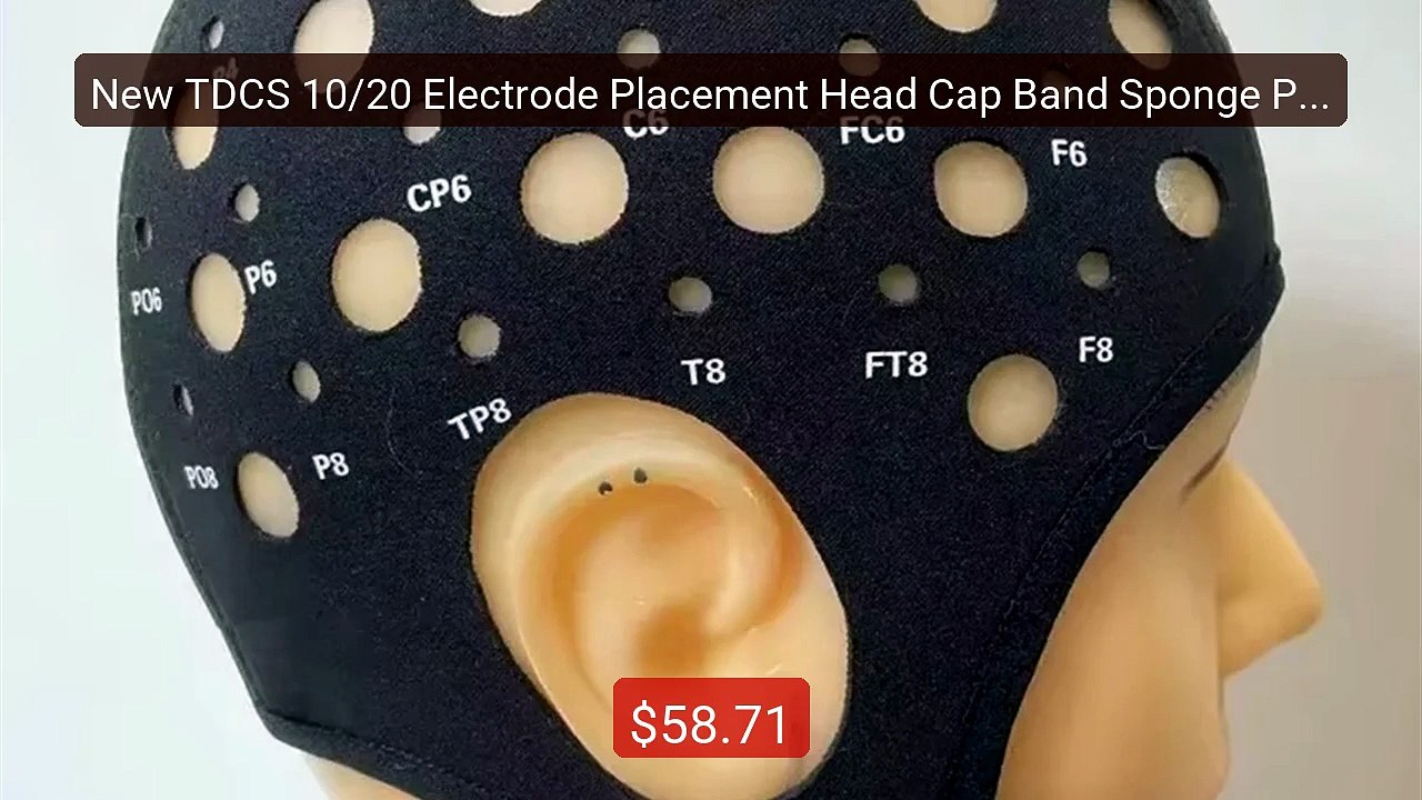New TDCS 10/20 Electrode Placement Head Cap Band Sponge Pads ... -- Amazing Value 2026 | Must Have!