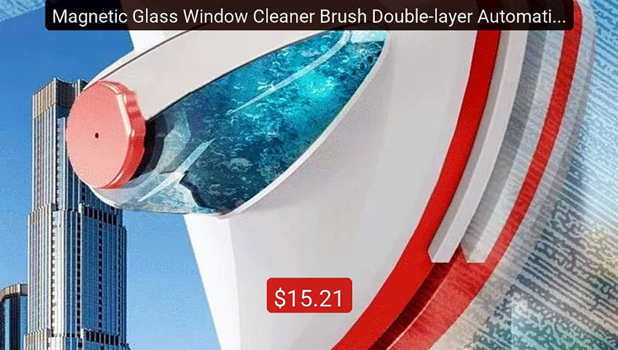 Magnetic Glass Window Cleaner Brush Double-layer Automatic Water Di... -- Top Rated 2026 | Buy Now!