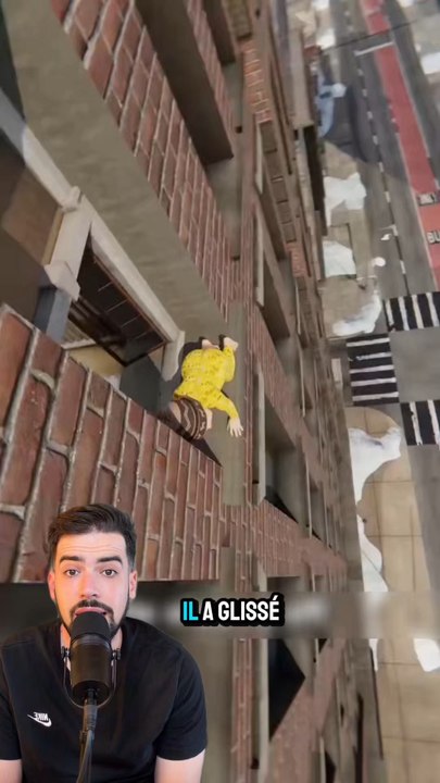 Le bébé a glissé