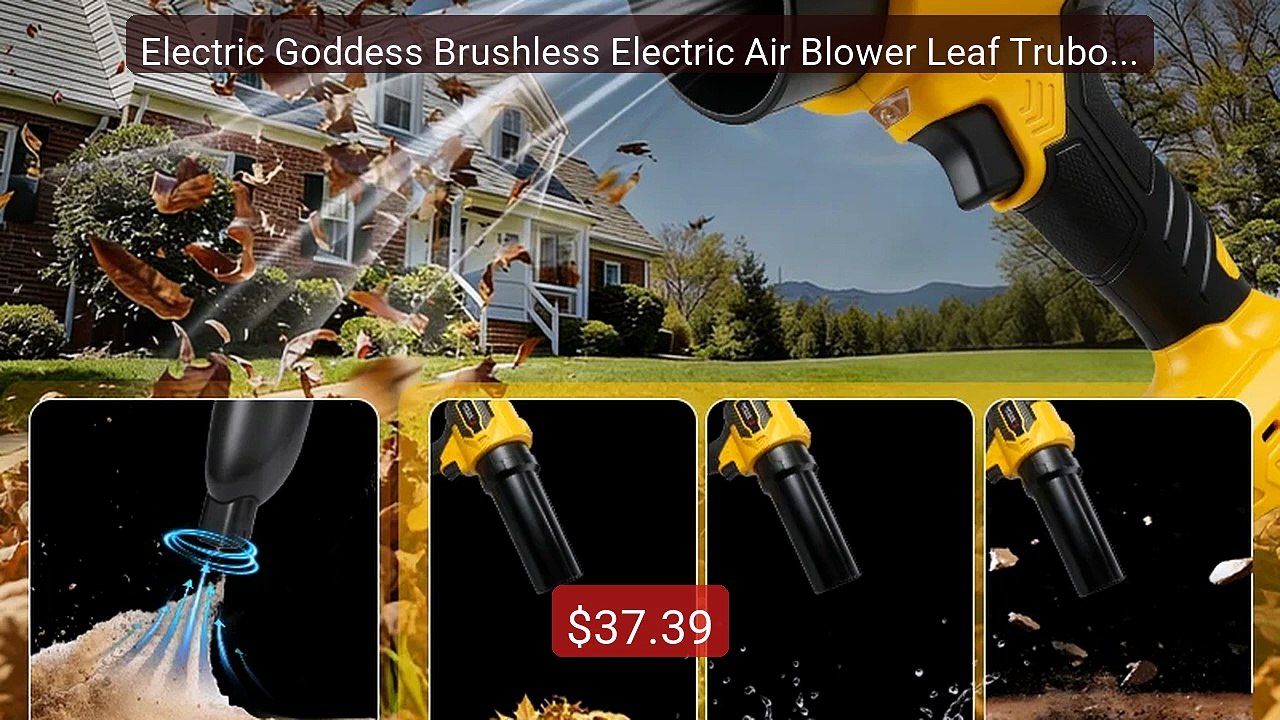 Electric Goddess Brushless Electric Air Blower Leaf Trubon Fa... -- Amazing Value 2026 | Must Have!