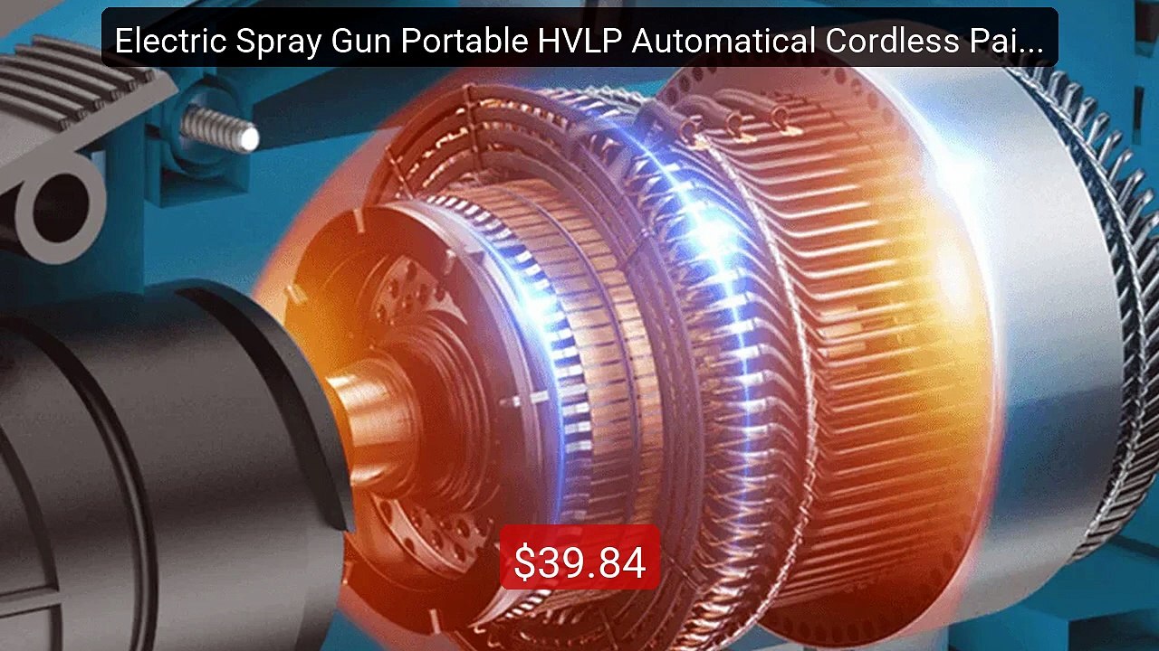 Electric Spray Gun Portable HVLP Automatical Cordless Paint Sprayer... -- Top Rated 2026 | Buy Now!