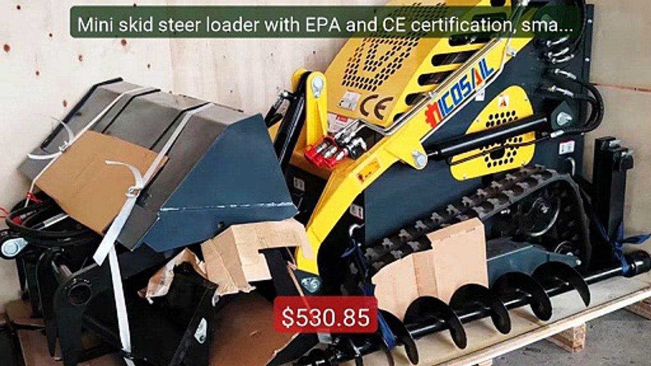 Mini skid steer loader with EPA and CE certification, small loader ... -- Top Rated 2026 | Buy Now!