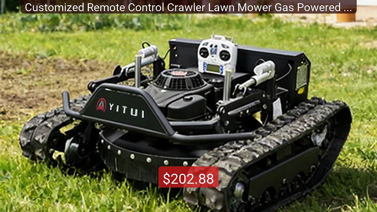 Customized Remote Control Crawler Lawn Mower Gas Powered 4-Str... -- Hot Deal 2026 | Limited Offer!