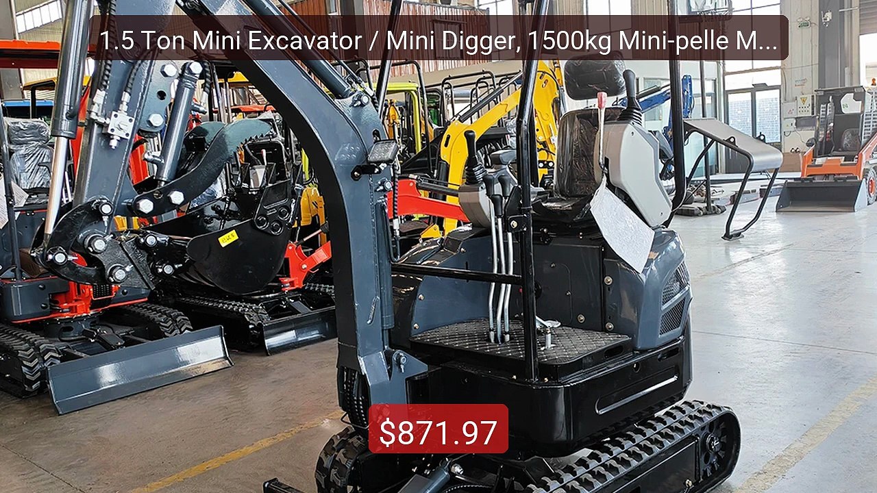 1.5 Ton Mini Excavator / Mini Digger, 1500kg Mini-pelle Minig... -- Amazing Value 2026 | Must Have!