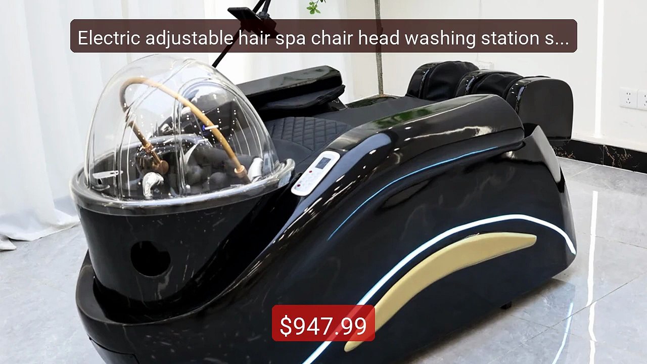 Electric adjustable hair spa chair head washing station shampoo ma... -- Best Deal 2026 | Shop Now!