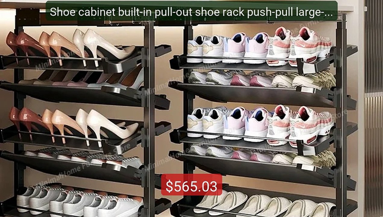 Shoe cabinet built-in pull-out shoe rack push-pull large-capac... -- Best Buy 2026 | Great Quality!