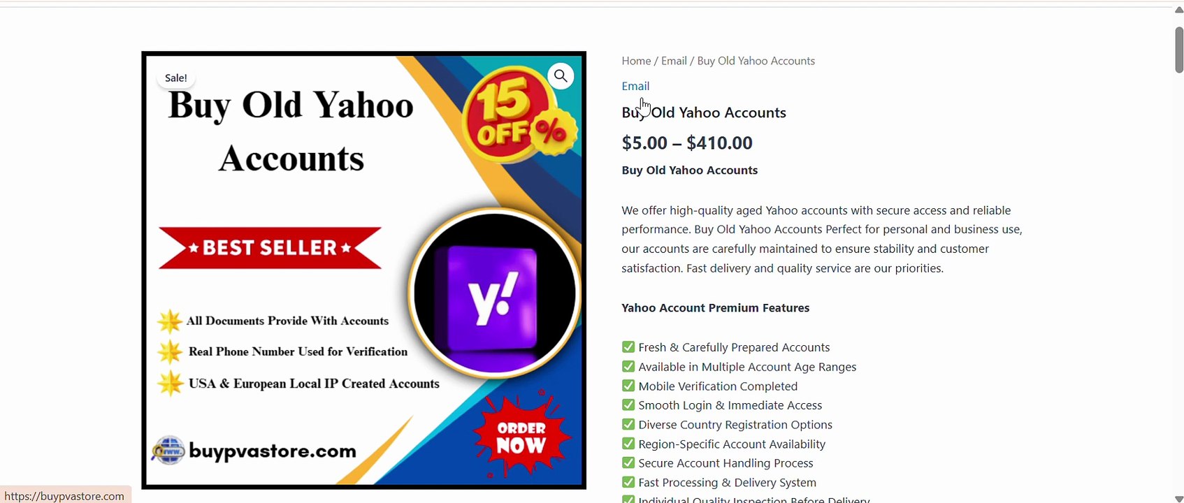 Everything About @95 Buy Old Yahoo Account Sources