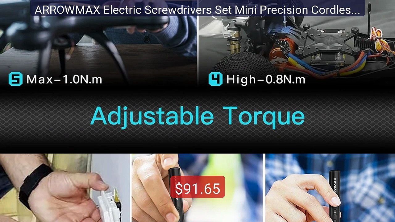 ARROWMAX Electric Screwdrivers Set Mini Precision Cordless Screwdri... -- Top Rated 2026 | Buy Now!