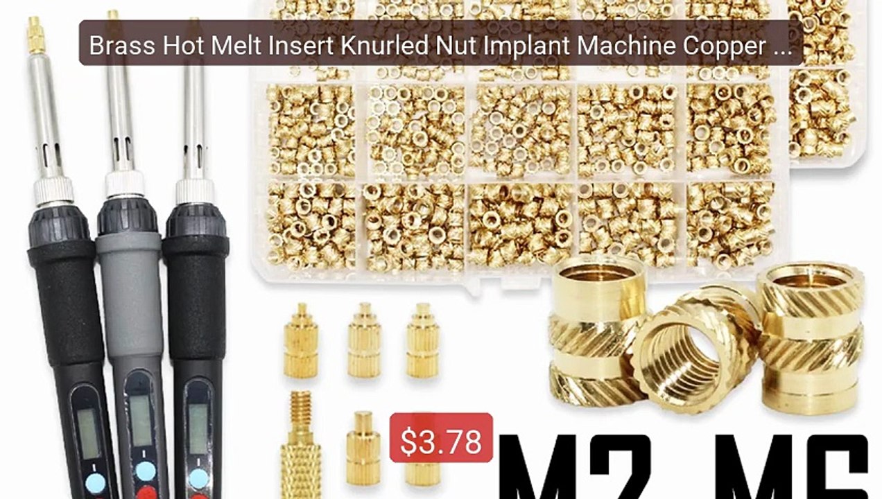 Brass Hot Melt Insert Knurled Nut Implant Machine Copper Nut Therma... -- Top Rated 2026 | Buy Now!