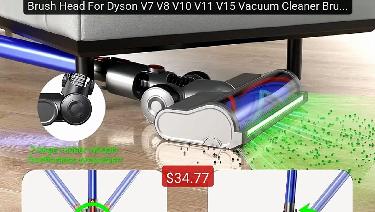 Brush Head For Dyson V7 V8 V10 V11 V15 Vacuum Cleaner Brush Re... -- Best Buy 2026 | Great Quality!