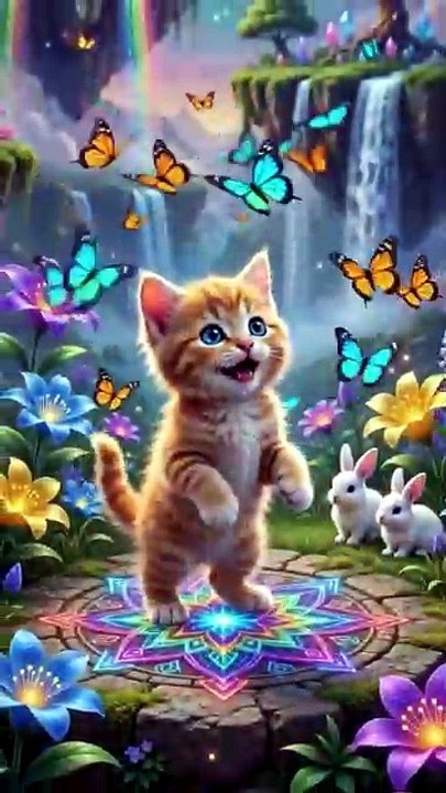 3d cartoon Cat Story 🤯