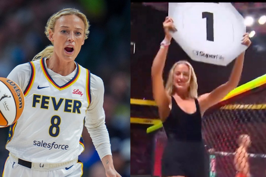 Sophie Cunningham deja por un momento la WNBA y sorprende como Octagon Girl en UFC 329