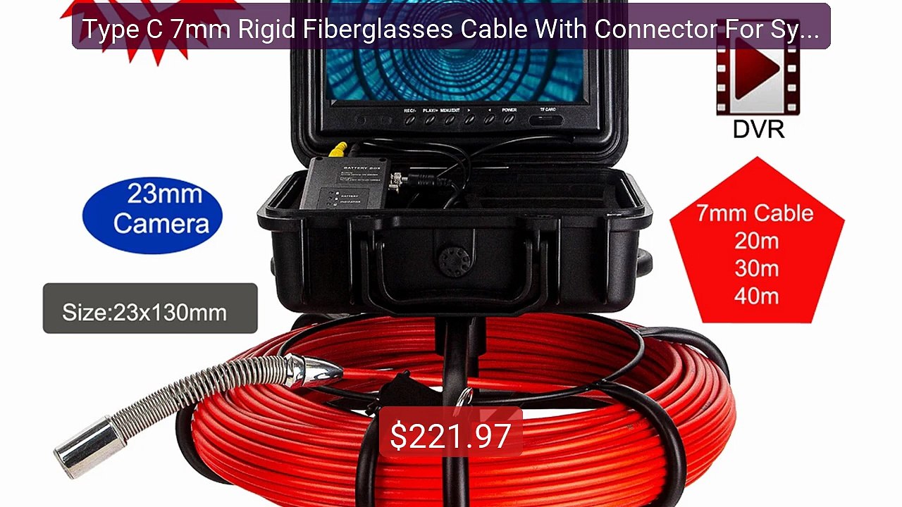 Type C 7mm Rigid Fiberglasses Cable With Connector For Syanap... -- Amazing Value 2026 | Must Have!