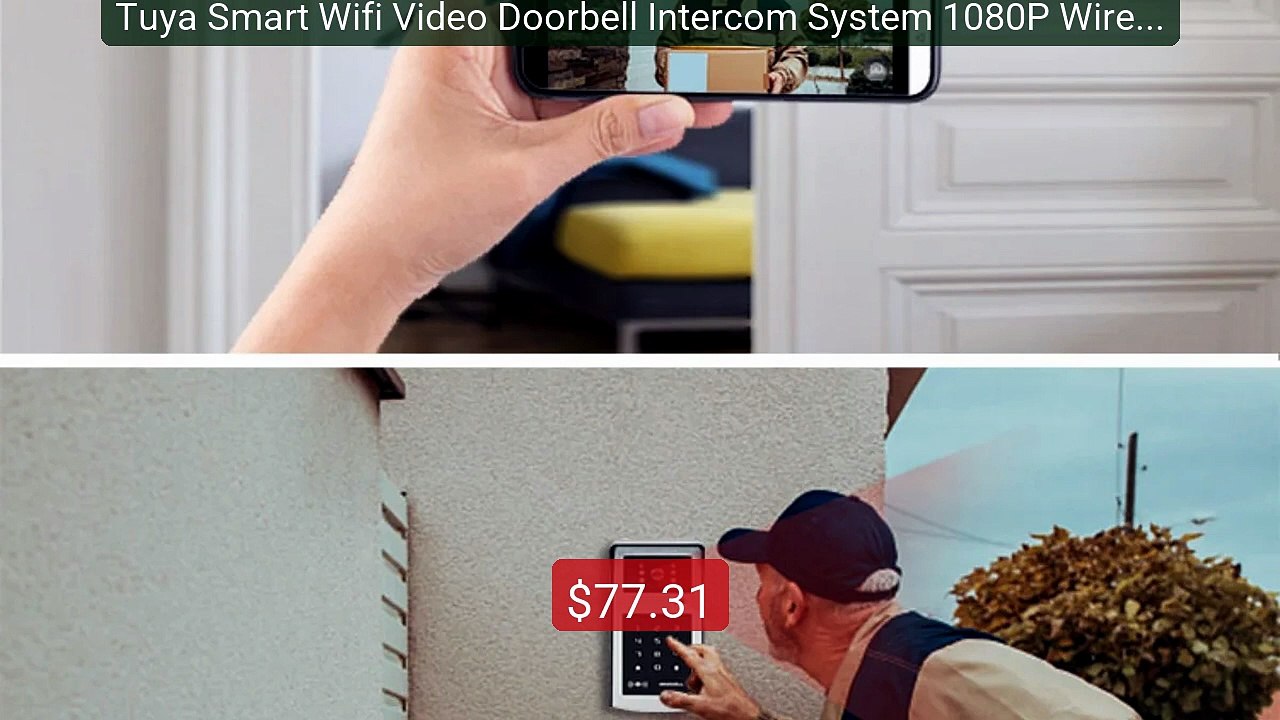 Tuya Smart Wifi Video Doorbell Intercom System 1080P Wireless... -- Amazing Value 2026 | Must Have!