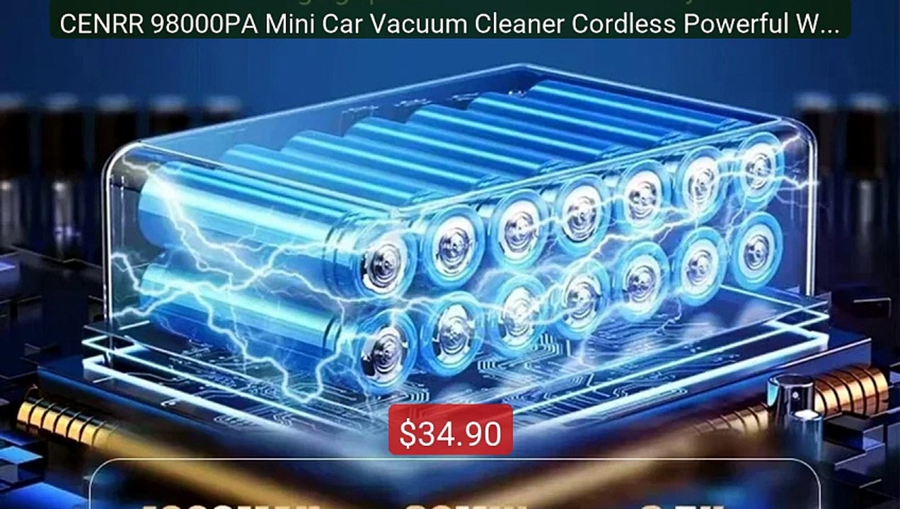 CENRR 98000PA Mini Car Vacuum Cleaner Cordless Powerful Wireless Ca... -- Top Rated 2026 | Buy Now!
