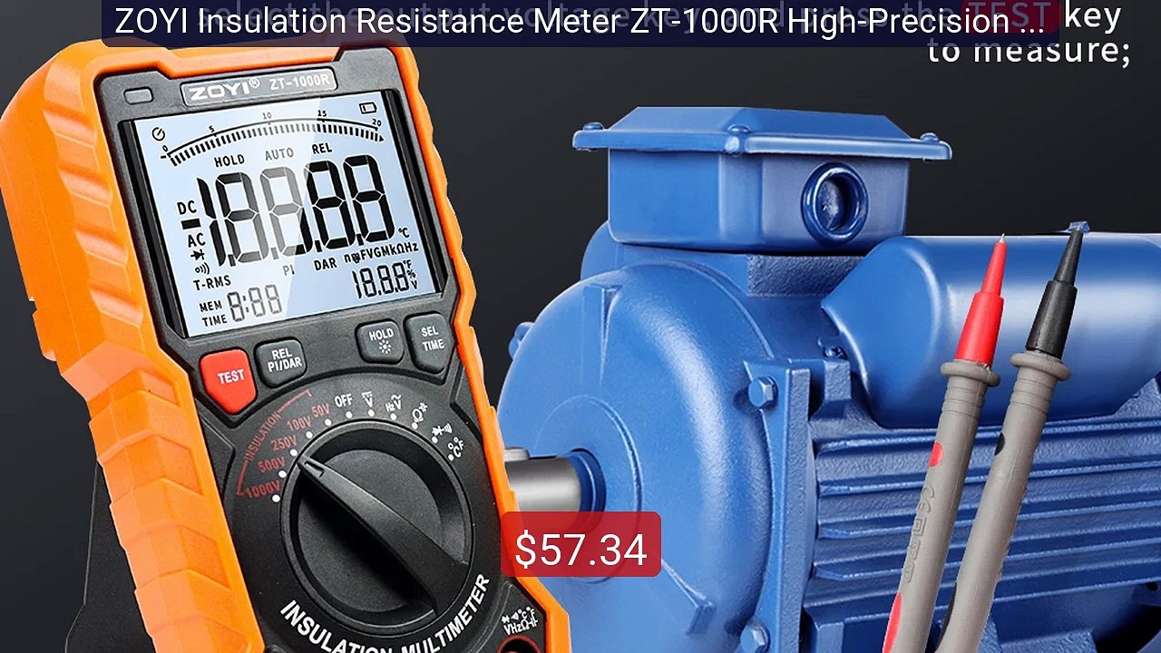 ZOYI Insulation Resistance Meter ZT-1000R High-Precision Digital M... -- Best Deal 2026 | Shop Now!