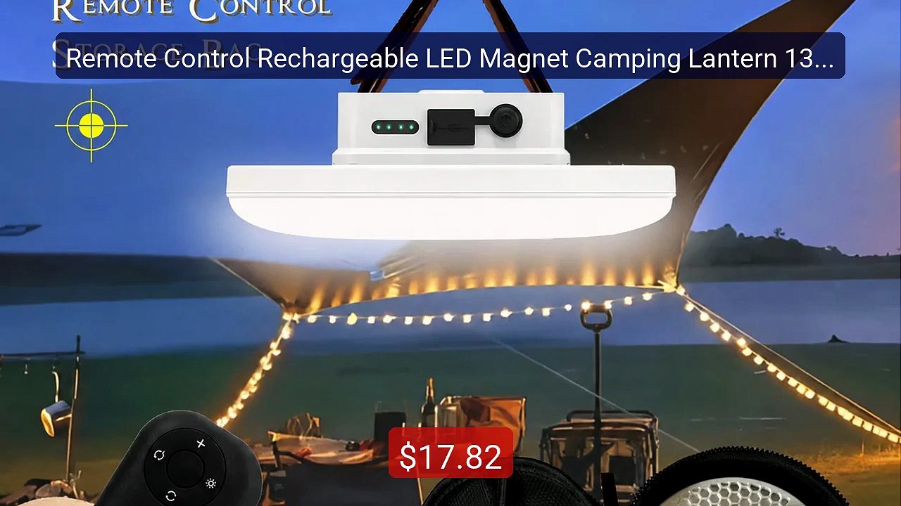 Remote Control Rechargeable LED Magnet Camping Lantern 13500mAh Po... -- Best Deal 2026 | Shop Now!