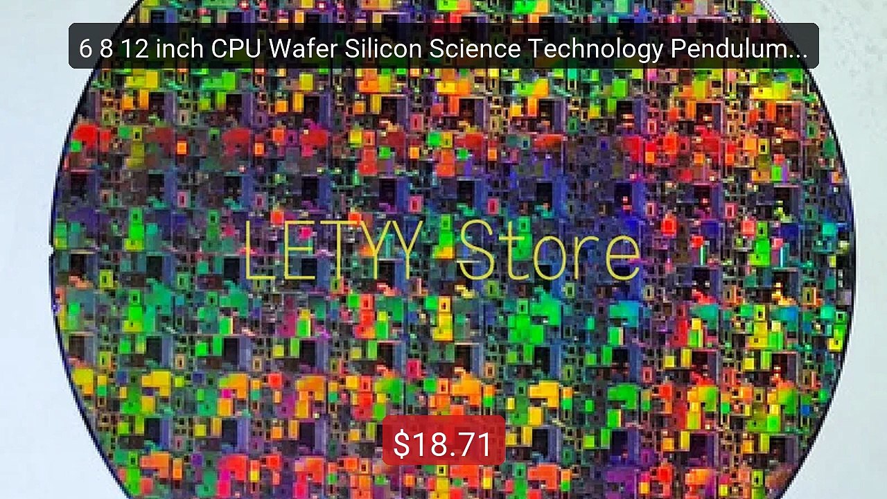 6 8 12 inch CPU Wafer Silicon Science Technology Pendulum Piec... -- Hot Deal 2026 | Limited Offer!