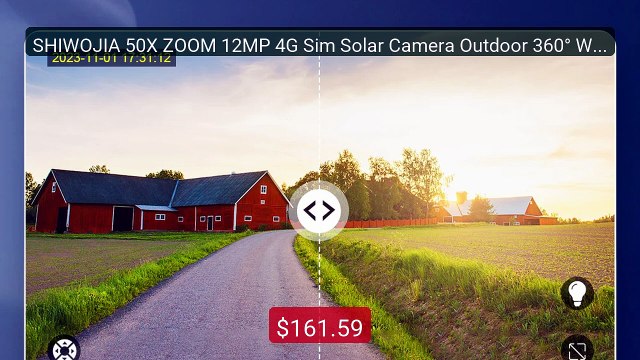 SHIWOJIA 50X ZOOM 12MP 4G Sim Solar Camera Outdoor 360° Wireless WI... Top Rated 2026 | Buy Now!
