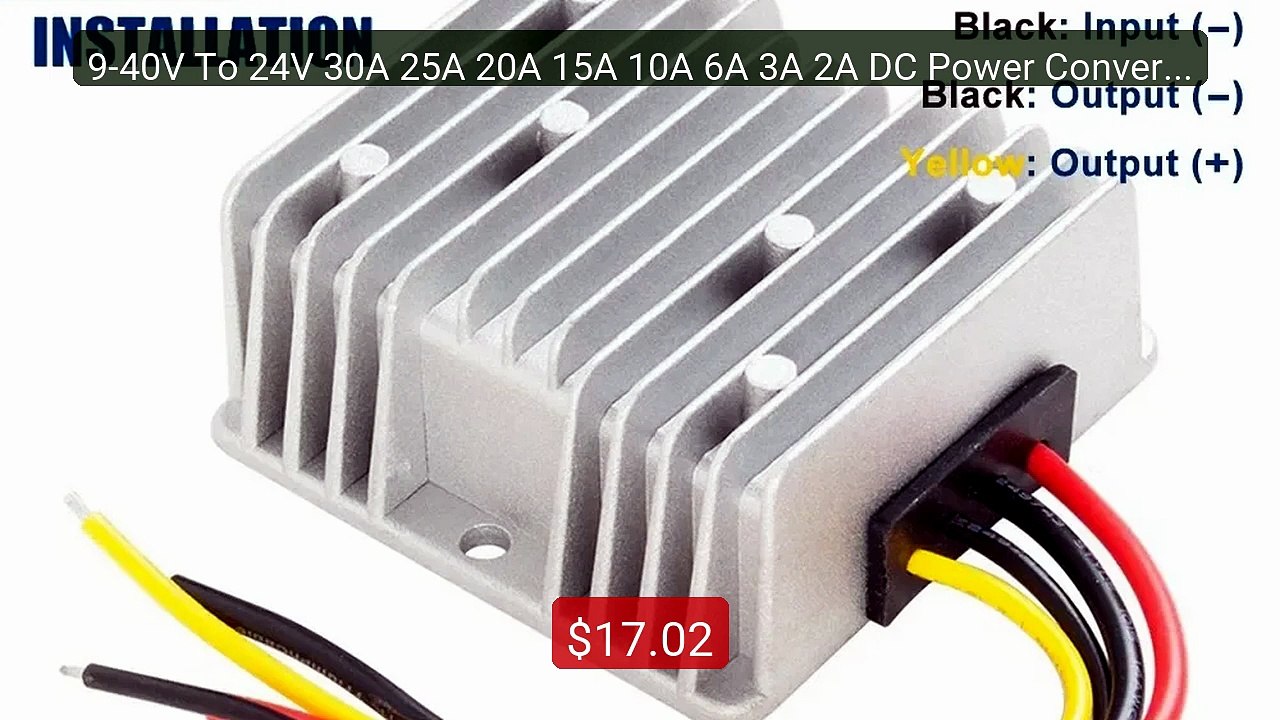 9-40V To 24V 30A 25A 20A 15A 10A 6A 3A 2A DC Power Converter Boost... -- Best Deal 2026 | Shop Now!