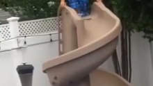 how to fix a broken pool slideHis disappointment is immeasurable and his day is ruined 😞 #afv #fail #FathersDay #funnyvideos