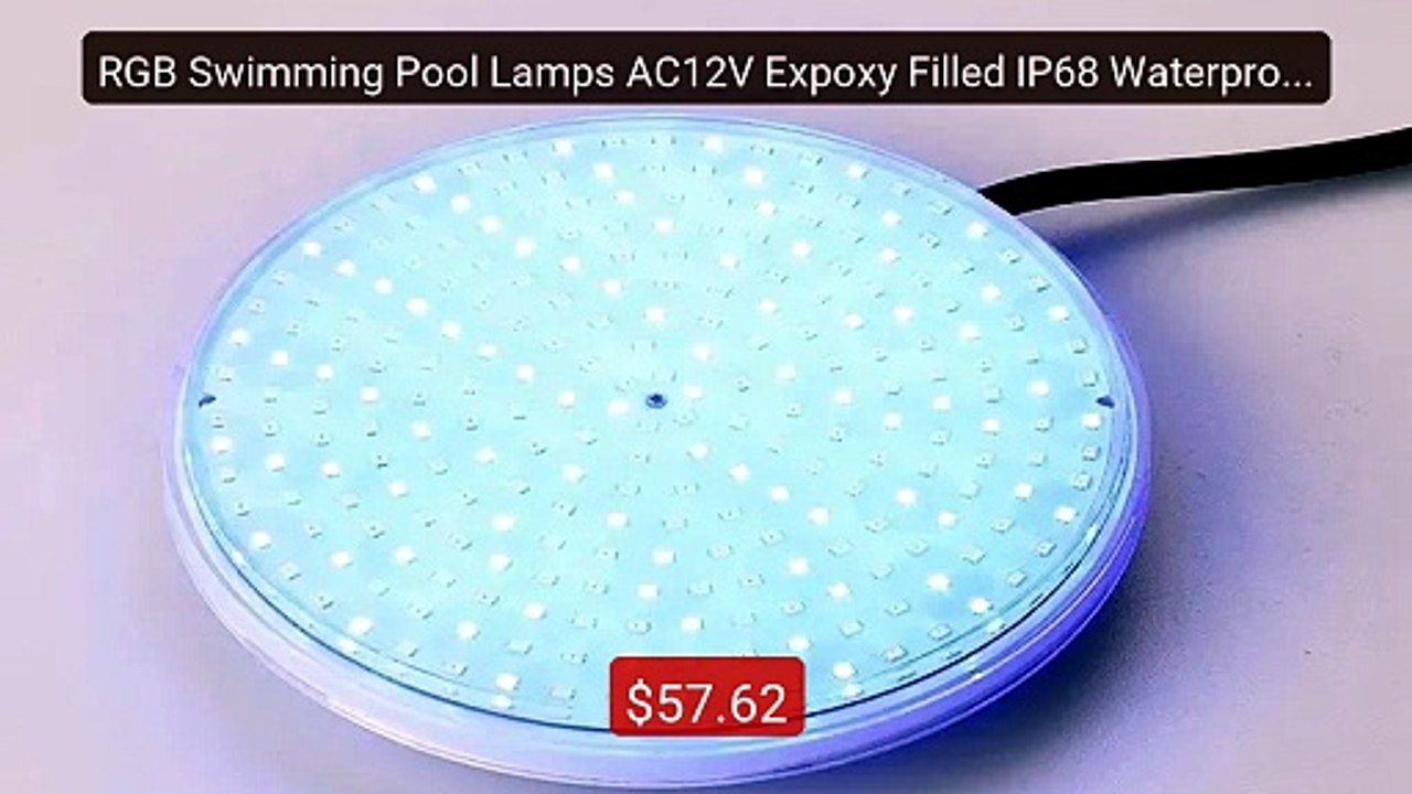 RGB Swimming Pool Lamps AC12V Expoxy Filled IP68 Waterproof L... -- Amazing Value 2026 | Must Have!