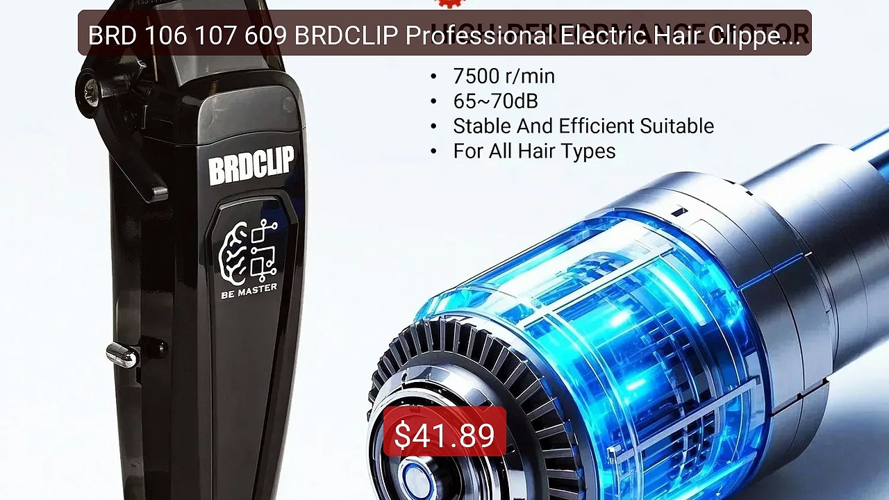 BRD 106 107 609 BRDCLIP Professional Electric H...