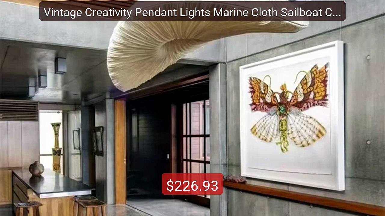 Vintage Creativity Pendant Lights Marine Cloth Sailboat Chande... -- Hot Deal 2026 | Limited Offer!