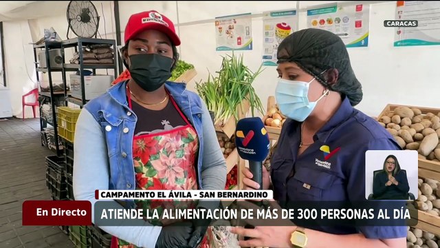 Caracas | Cocineras y cocineros del campamento transitorio El Ávila atiende a más de 300 afectados