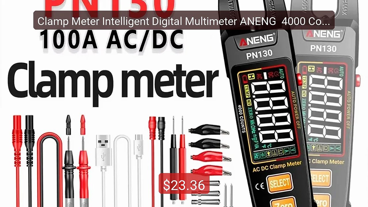 Clamp Meter Intelligent Digital Multimeter ANENG  4000 Counts AC/DC... -- Top Rated 2026 | Buy Now!