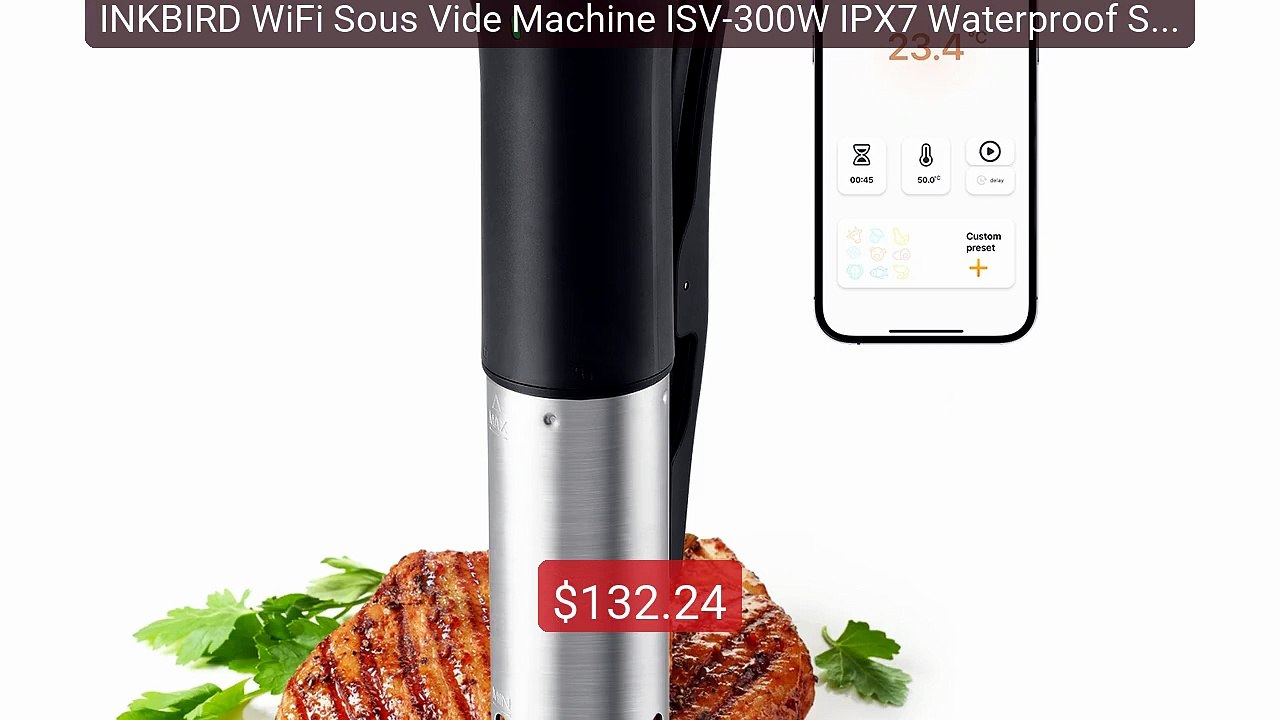 INKBIRD WiFi Sous Vide Machine ISV-300W IPX7 Waterproof Sous Vide C... -- Top Rated 2026 | Buy Now!