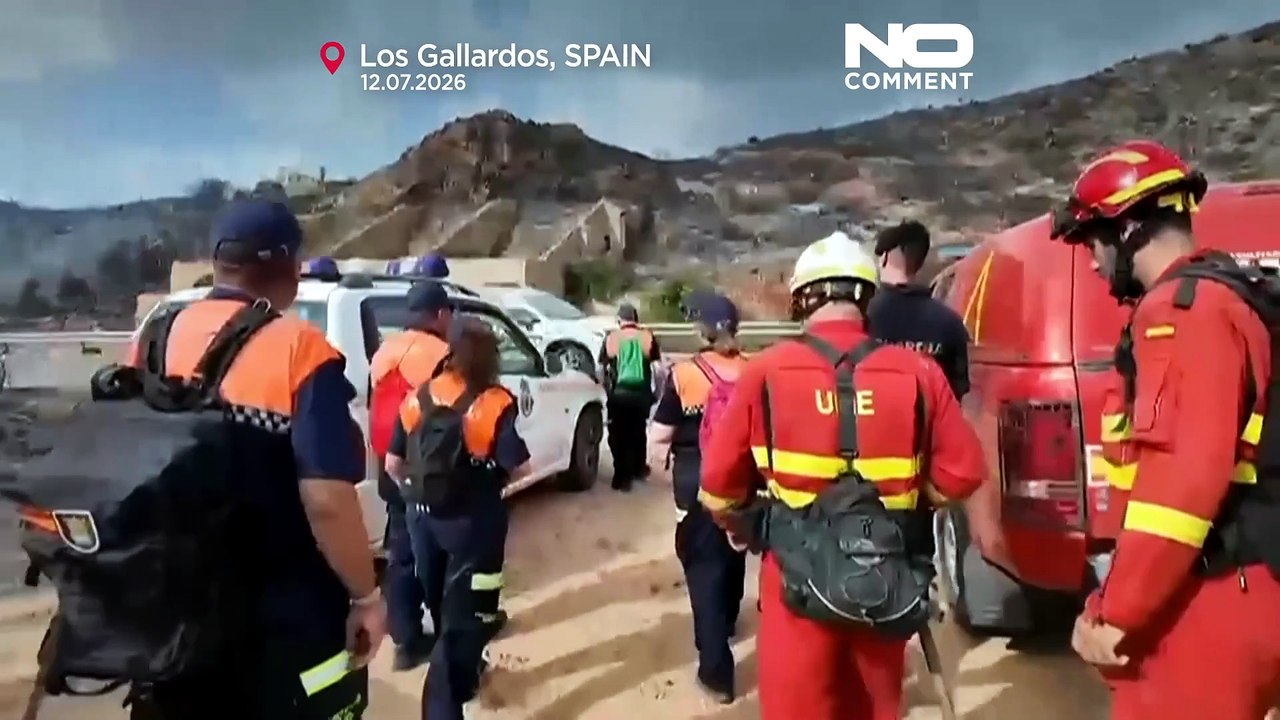 Imágenes de la devastación en Almería tras el incendio forestal que dejó 13 víctimas