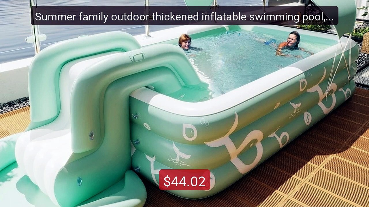 Summer family outdoor thickened inflatable swimming pool, float bo... -- Best Deal 2026 | Shop Now!