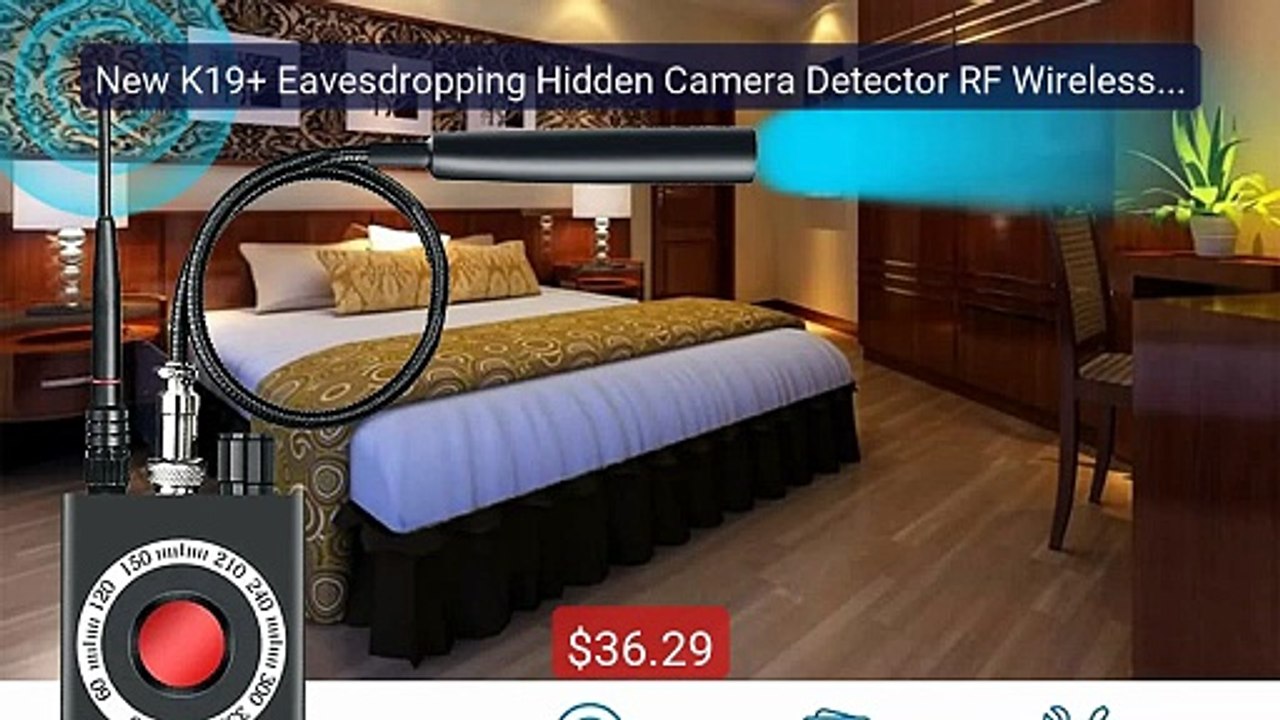 New K19+ Eavesdropping Hidden Camera Detector RF Wireless Gsm Soun... -- Best Deal 2026 | Shop Now!