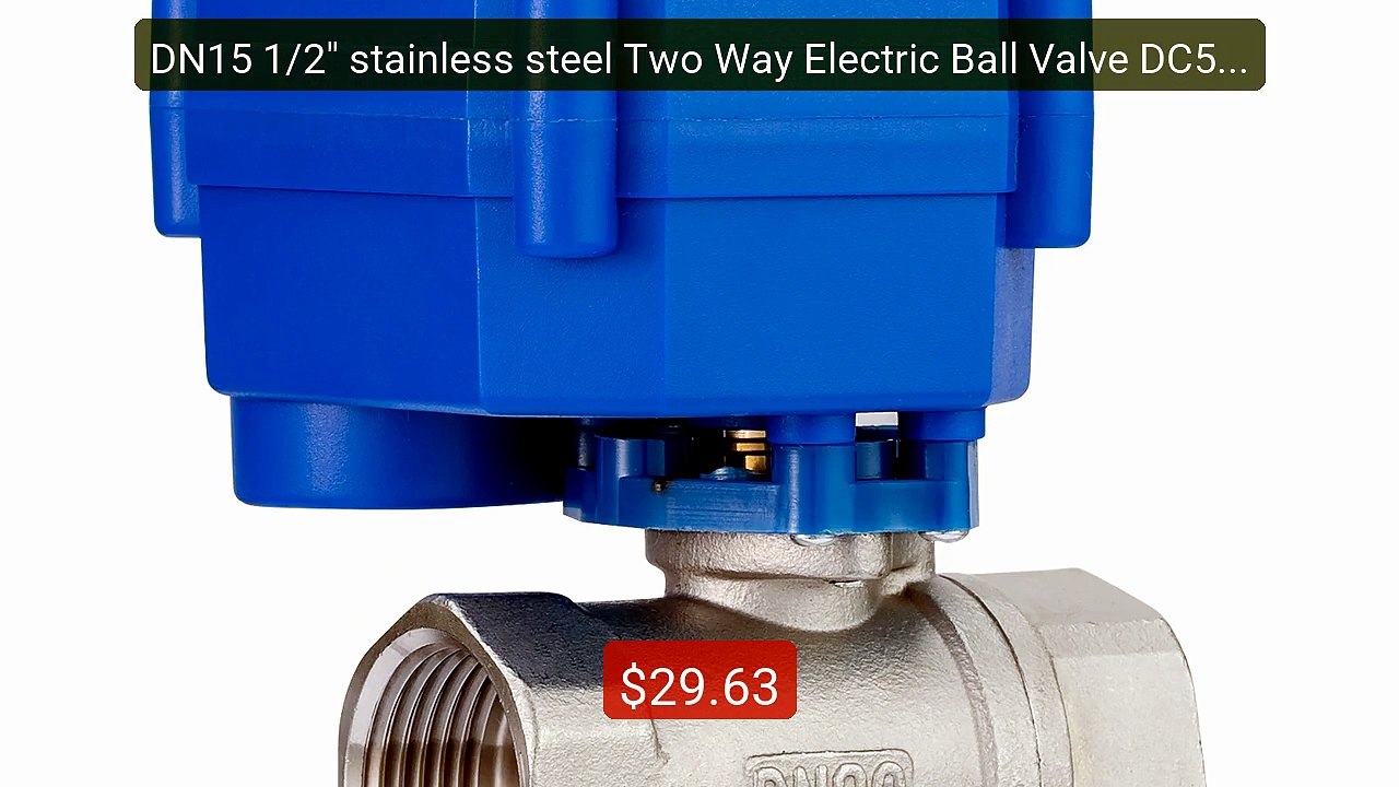 DN15 1/2" stainless steel Two Way Electric Ball Valve DC5V DC1... -- Best Buy 2026 | Great Quality!