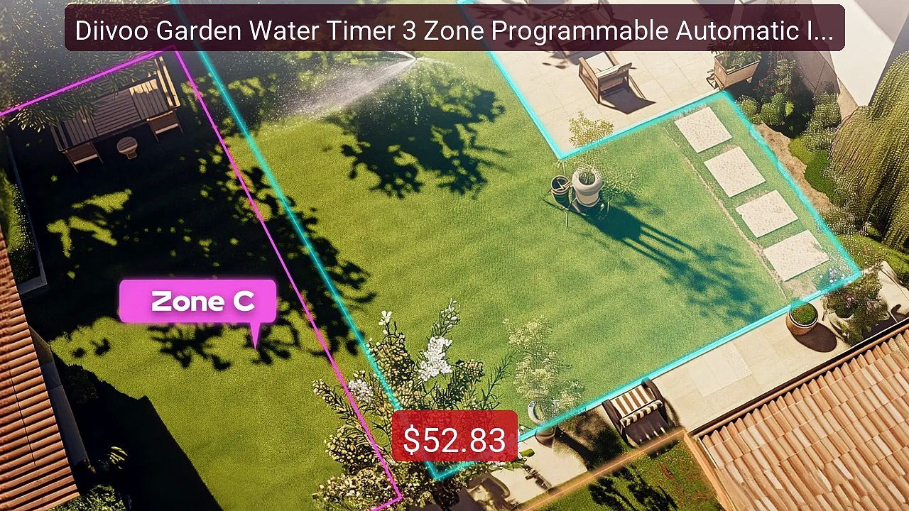 Diivoo Garden Water Timer 3 Zone Programmable Automatic Irr... -- Top Pick 2026 | Unbeatable Price!