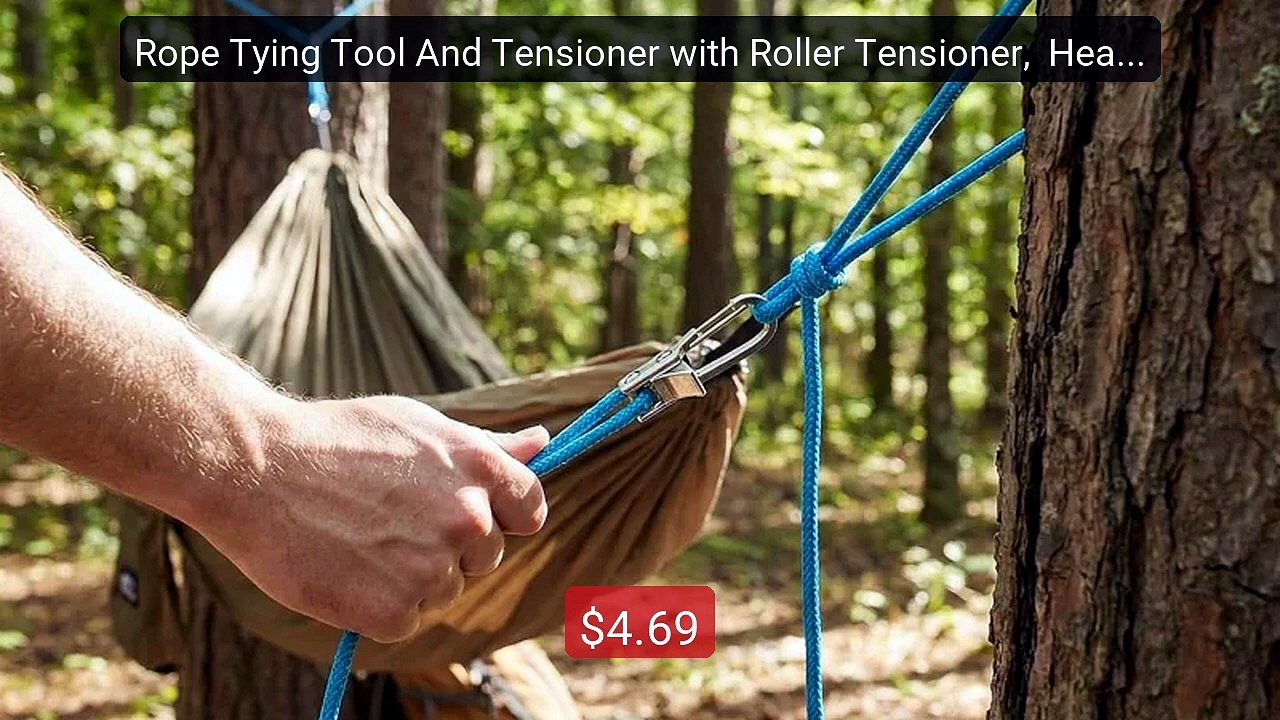 Rope Tying Tool And Tensioner with Roller Tensioner,  Heavy-Du... -- Hot Deal 2026 | Limited Offer!