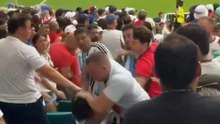 Argentina and England fans clash before World Cup semifinals showdown