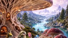 The Mooncap Express 🍄✨ | A Cinematic Journey Through a Living Mushroom Kingdom