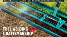 SucceBuy Lawn Leveling Rake 10x36/10x30/10x48inches Heavy-d... -- Top Pick 2026 | Unbeatable Price!