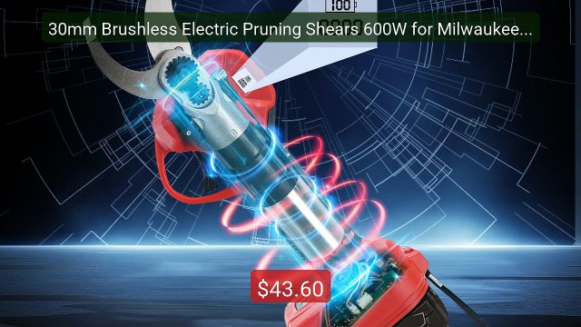 30mm Brushless Electric Pruning Shears 600W for Milwaukee 18V ... Hot Deal 2026 | Limited Offer!