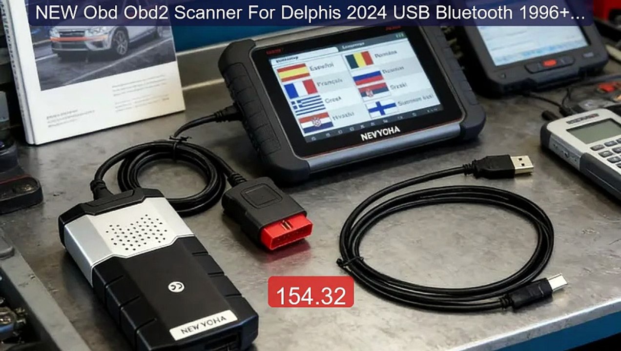 NEW Obd Obd2 Scanner For Delphis 2024 USB Bluetooth 1996+ C... -- Top Pick 2026 | Unbeatable Price!