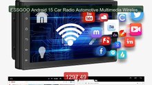 ESSGOO Android 15 Car Radio Automotive Multimedia Wireless Car... -- Best Buy 2026 | Great Quality!