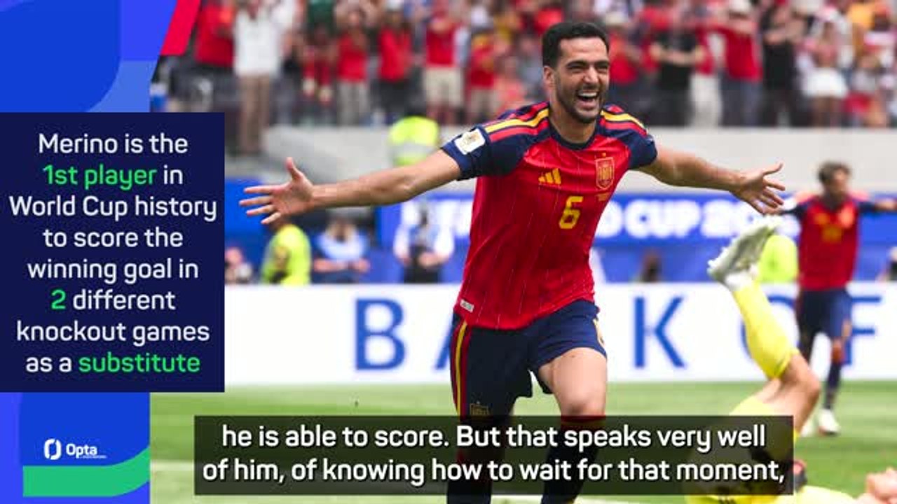 Rodri hails super-sub Merino ahead of Spain's clash with France