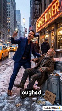 She Gave Her Last $1 To A Homeless Man… The Next Moment Changed Her Life Forever! 😭💵❤️ #Inspiration #Karma #LifeLessons #EmotionalStory #Humanity