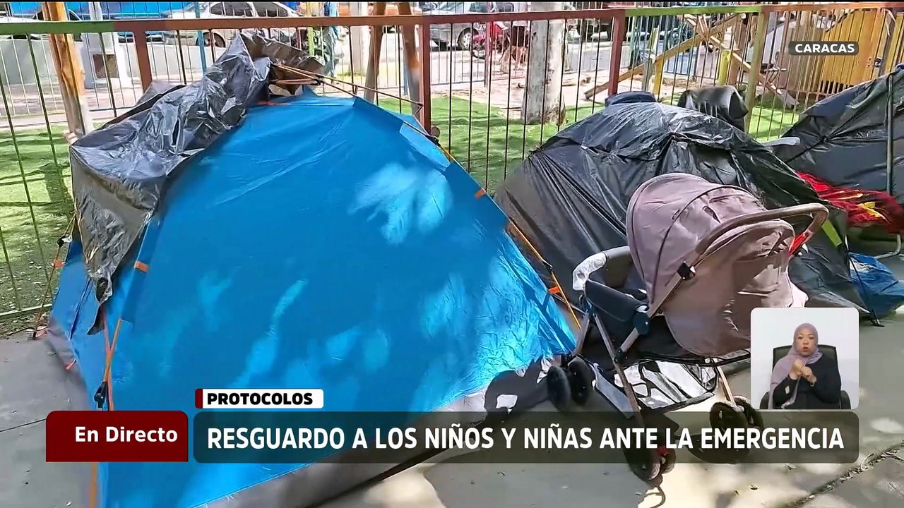 Caracas | Idenna garantiza el resguardo a niños y niñas ante la emergencia de los eventos sísmicos