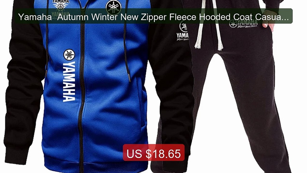 Yamaha  Autumn Winter New Zipper Fleece Hooded Coat Casual Me... -- Amazing Value 2026 | Must Have!