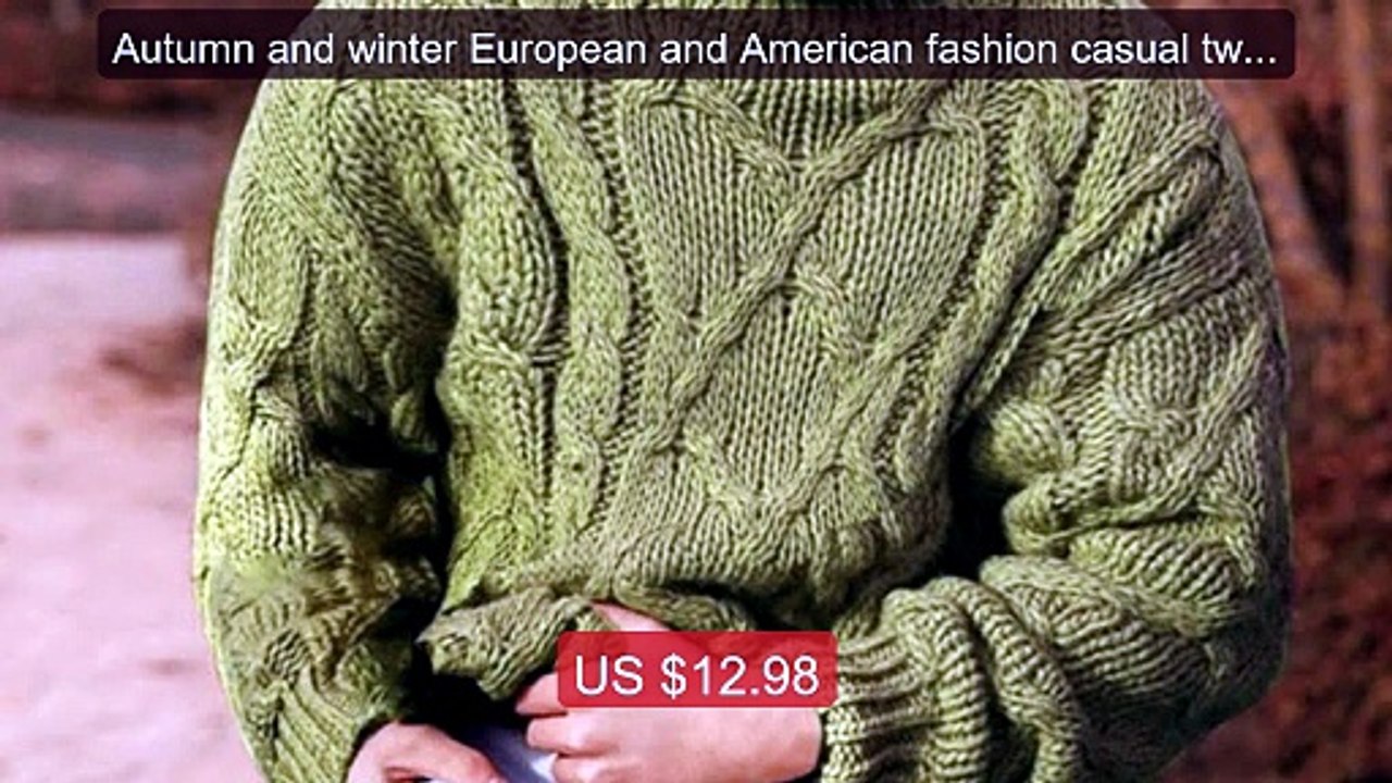 Autumn and winter European and American fashion casual twisted... -- Best Buy 2026 | Great Quality!